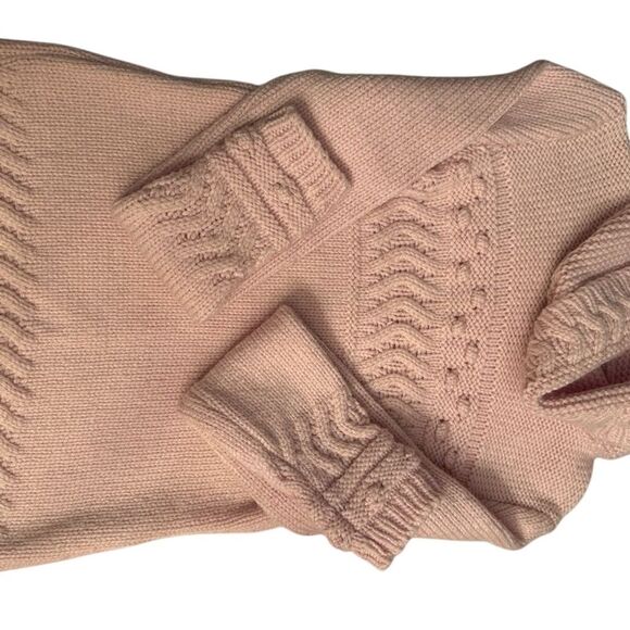 Saint James Women's Pink Cowl Neck Pullover Sweater Size 6 Casual - Picture 6 of 11